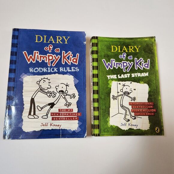Diary of a Wimpy Kid Book Lot (5 Titles) | Dog Days, Rodrick Rules & More - Picture 2 of 12